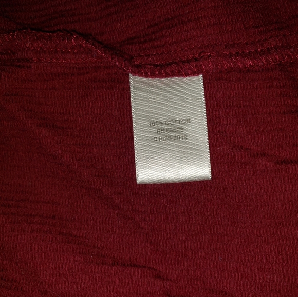 Christopher and Banks burgundy Size s blazer - Picture 4 of 10